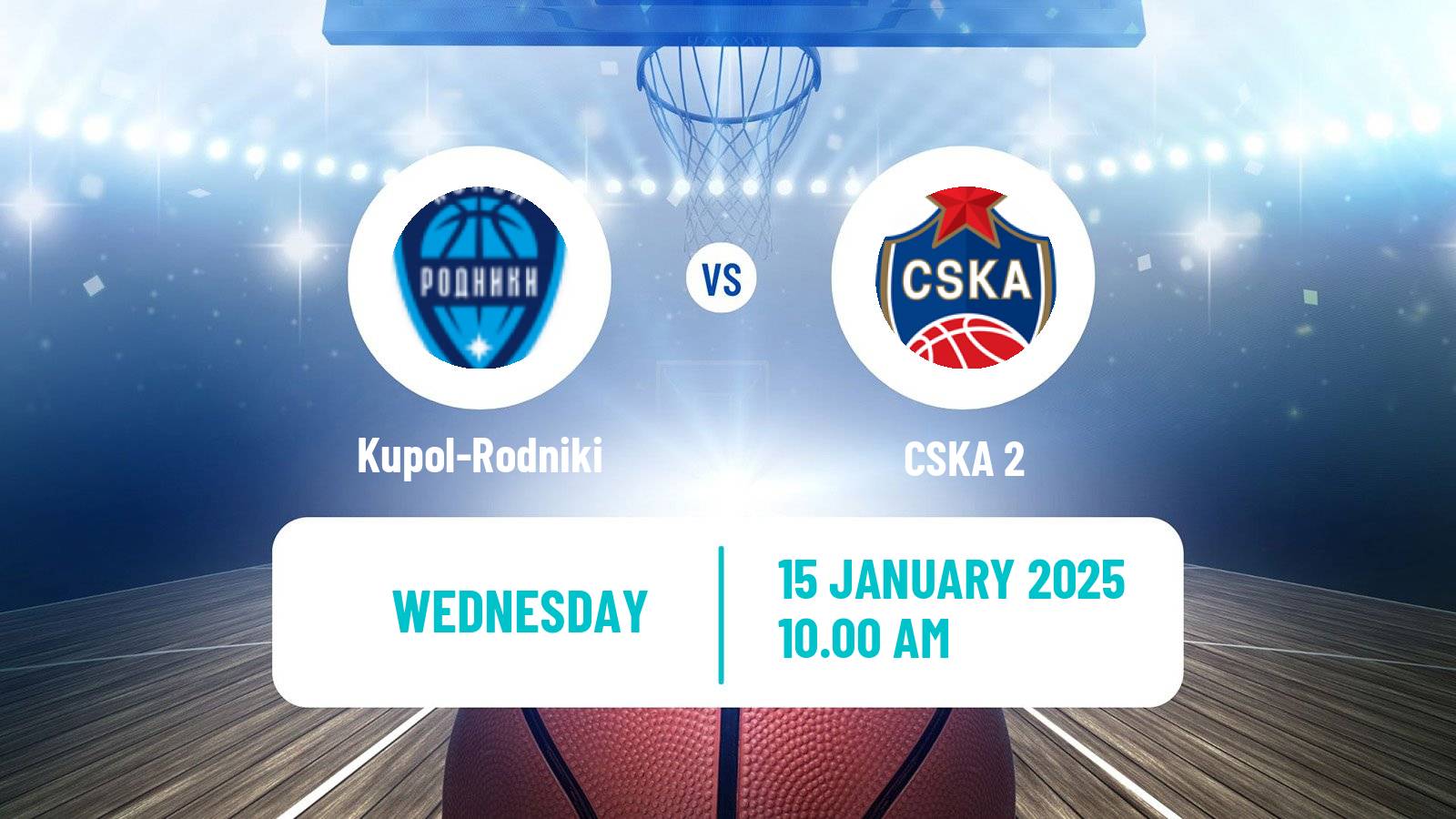 Basketball Russian Super League Basketball Kupol-Rodniki - CSKA 2