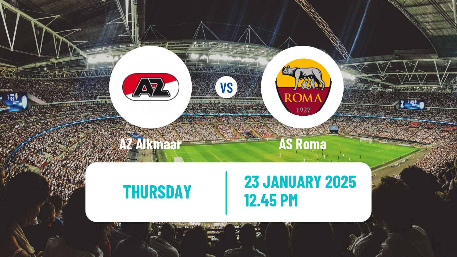 Soccer UEFA Europa League AZ Alkmaar - Roma