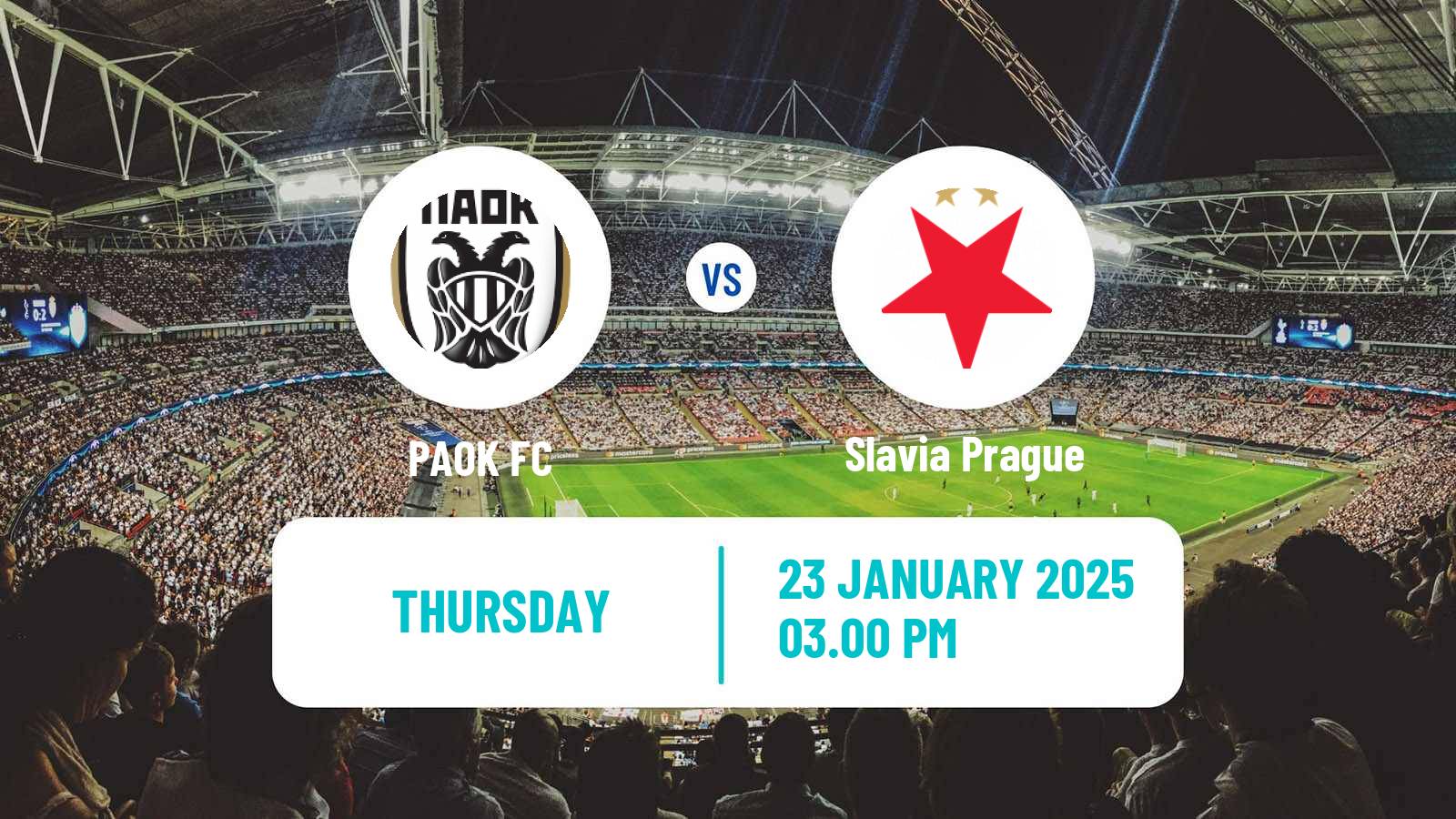 Soccer UEFA Europa League PAOK - Slavia Prague