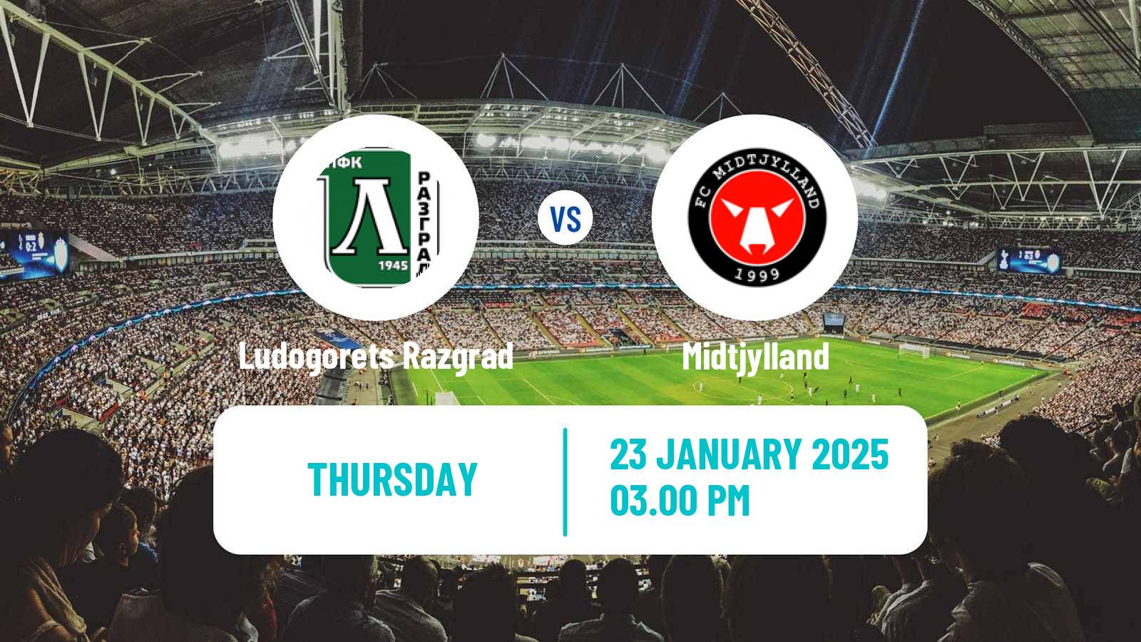 Soccer UEFA Europa League Ludogorets Razgrad - Midtjylland