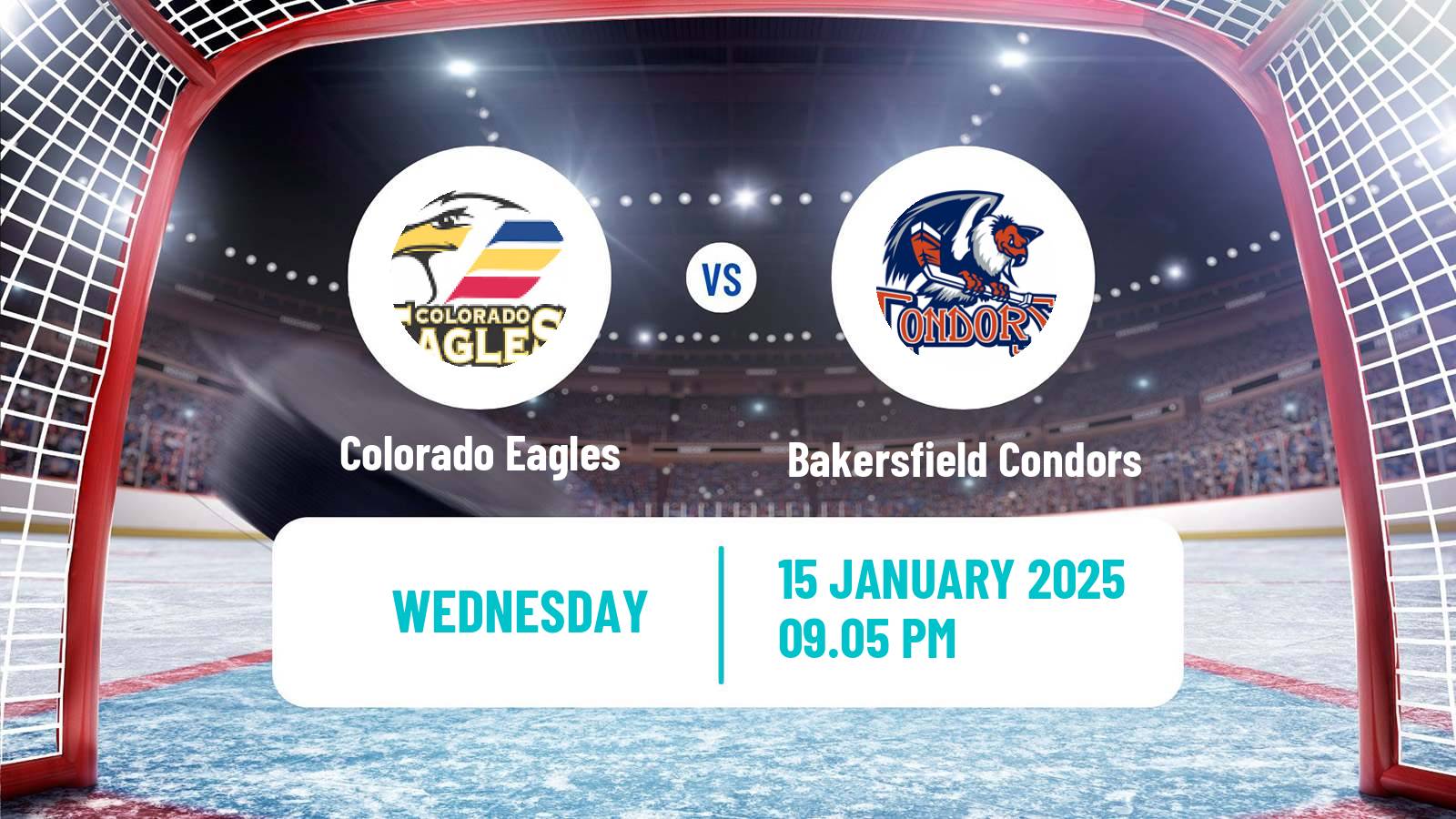 Hockey AHL Colorado Eagles - Bakersfield Condors