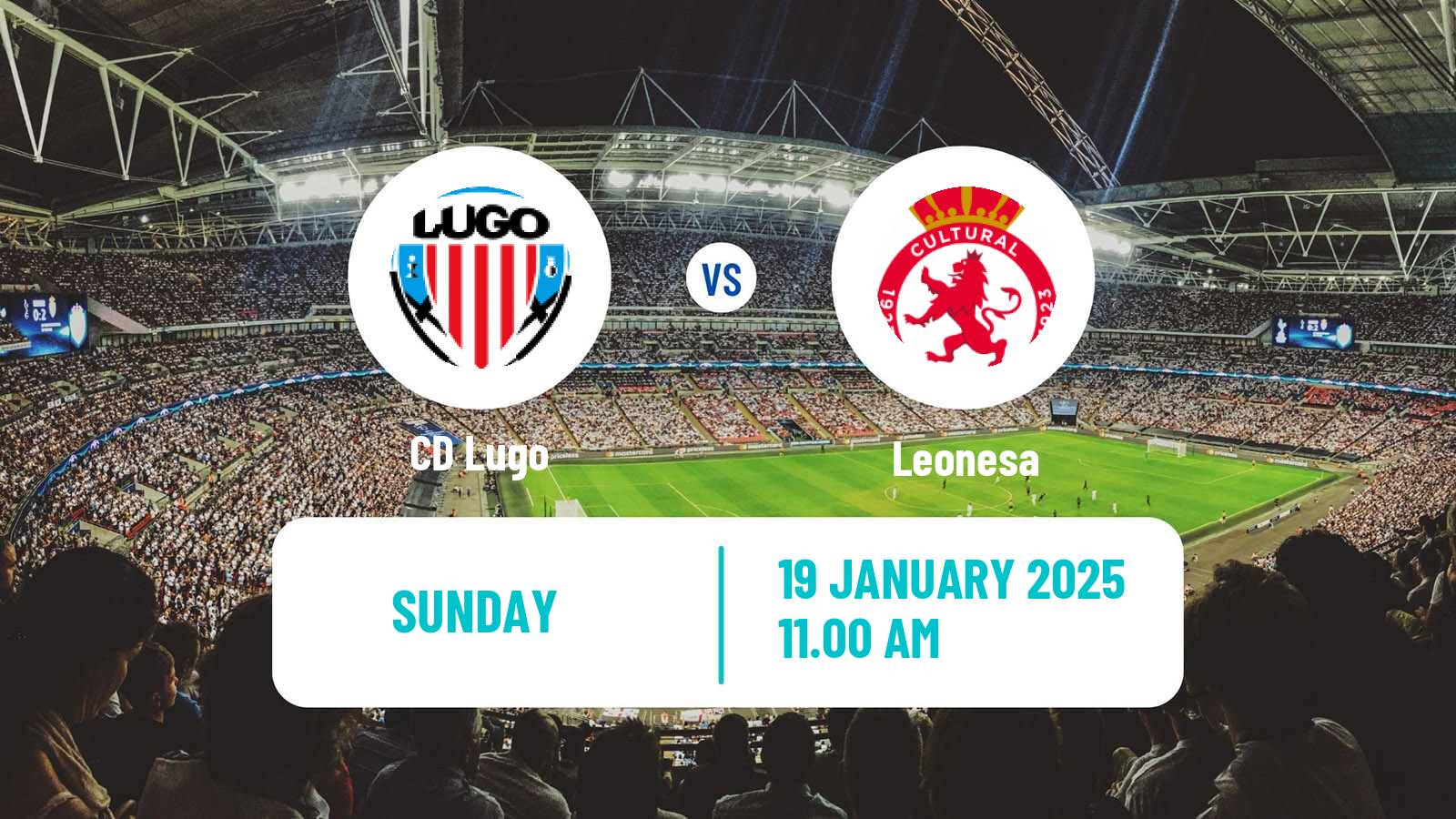 Soccer Spanish Primera RFEF Group 1 Lugo - Leonesa