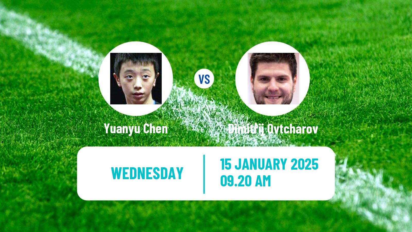 Table tennis Wtt Contender Muscat Men Yuanyu Chen - Dimitrij Ovtcharov