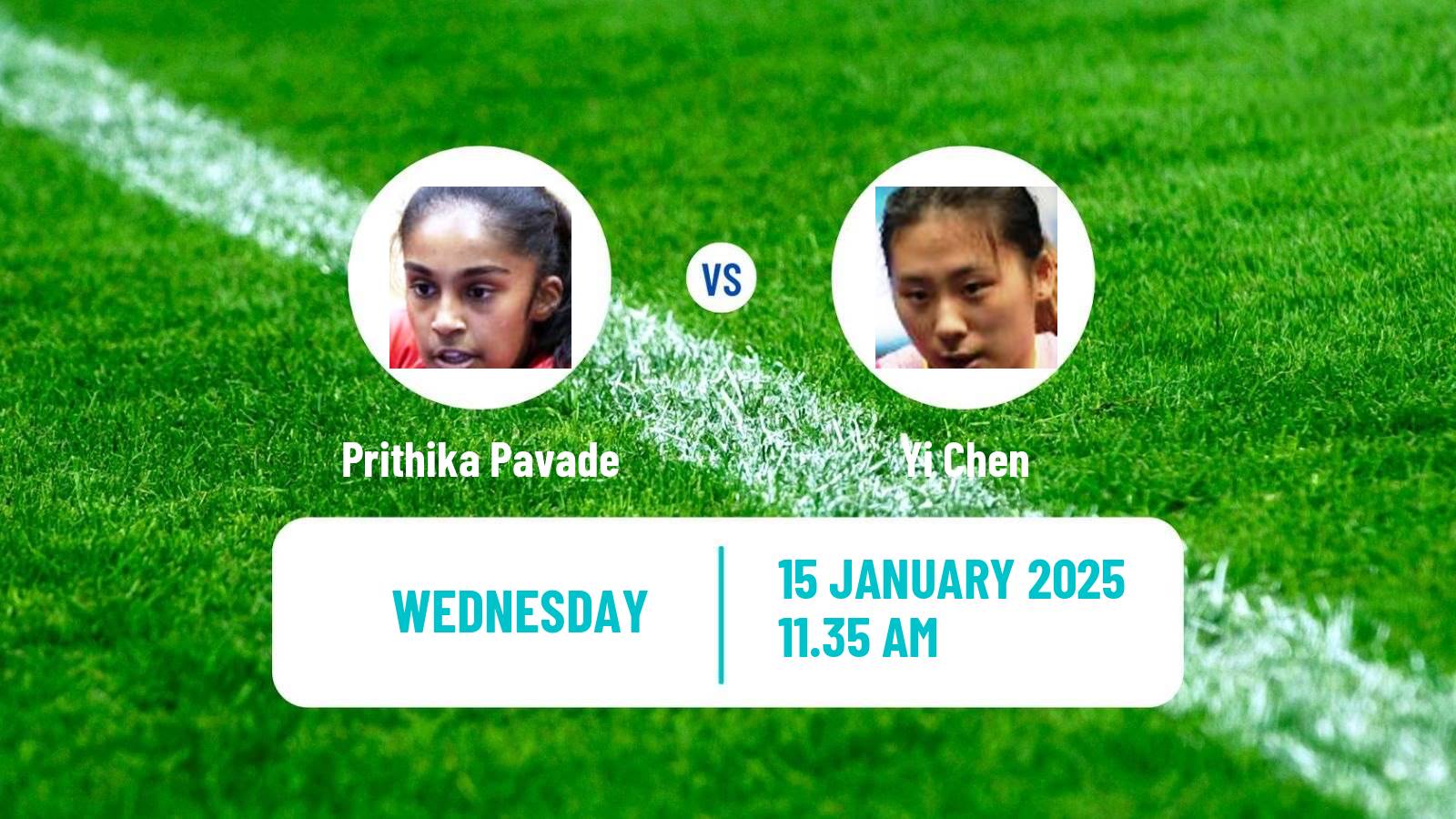 Table tennis Wtt Contender Muscat Women Prithika Pavade - Yi Chen