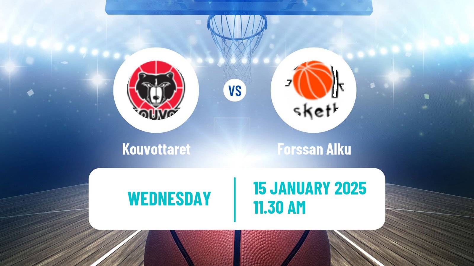 Basketball Finnish Korisliiga Women Kouvottaret - Forssan Alku