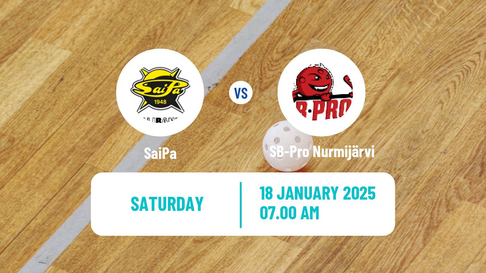 Floorball Finnish F-Liiga Women SaiPa - SB-Pro Nurmijärvi