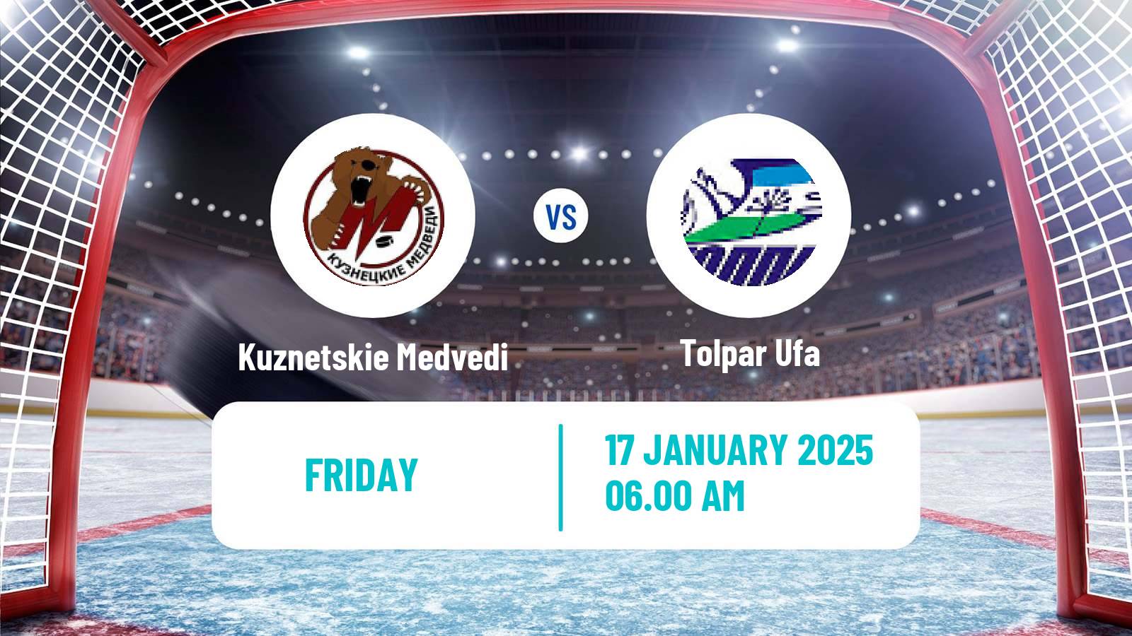 Hockey MHL Kuznetskie Medvedi - Tolpar