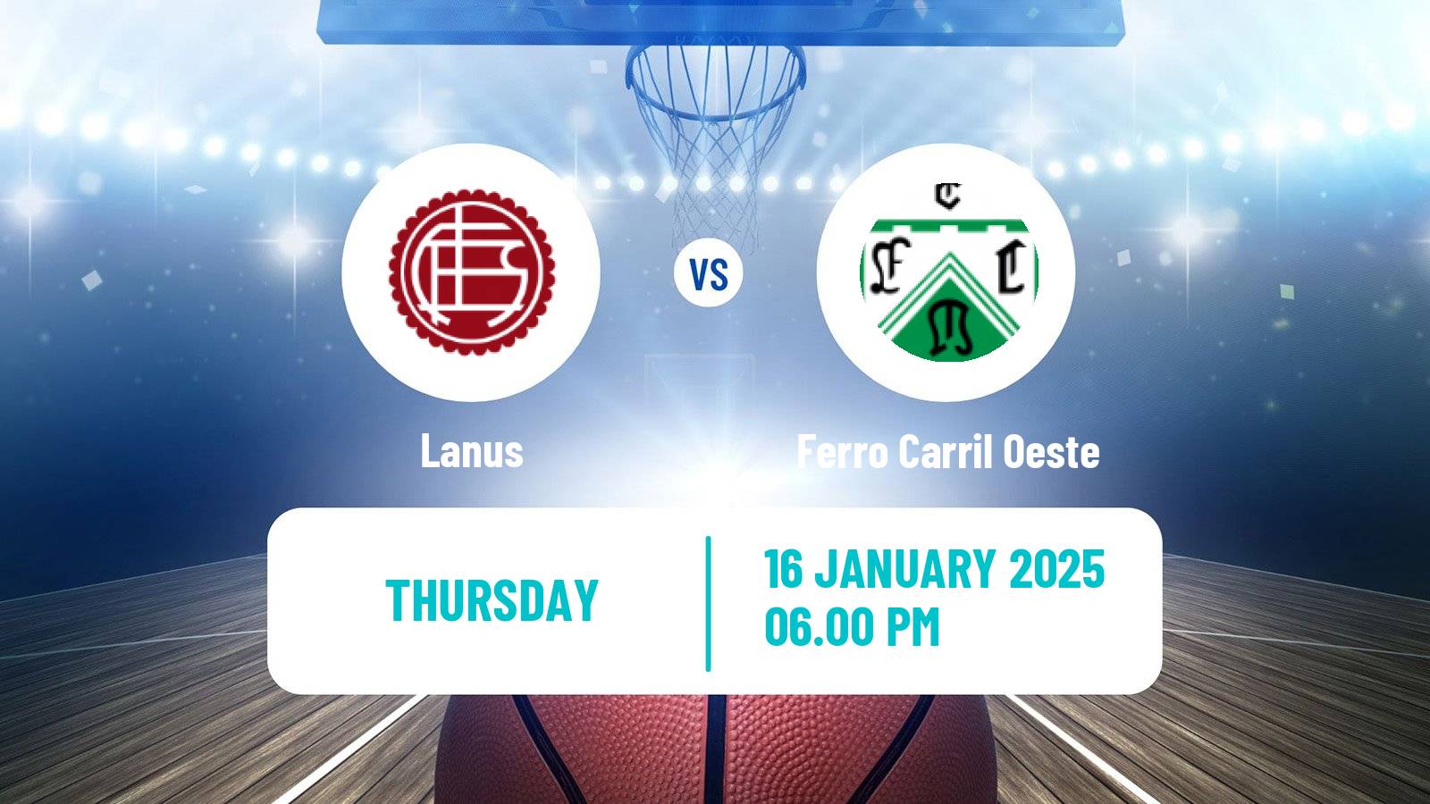 Basketball Argentinian Liga Femenina Basketball Lanus - Ferro Carril Oeste