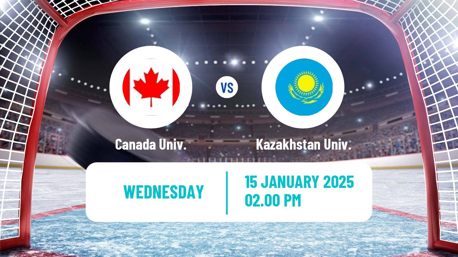 Hockey Universiade Hockey Canada Univ. - Kazakhstan Univ.