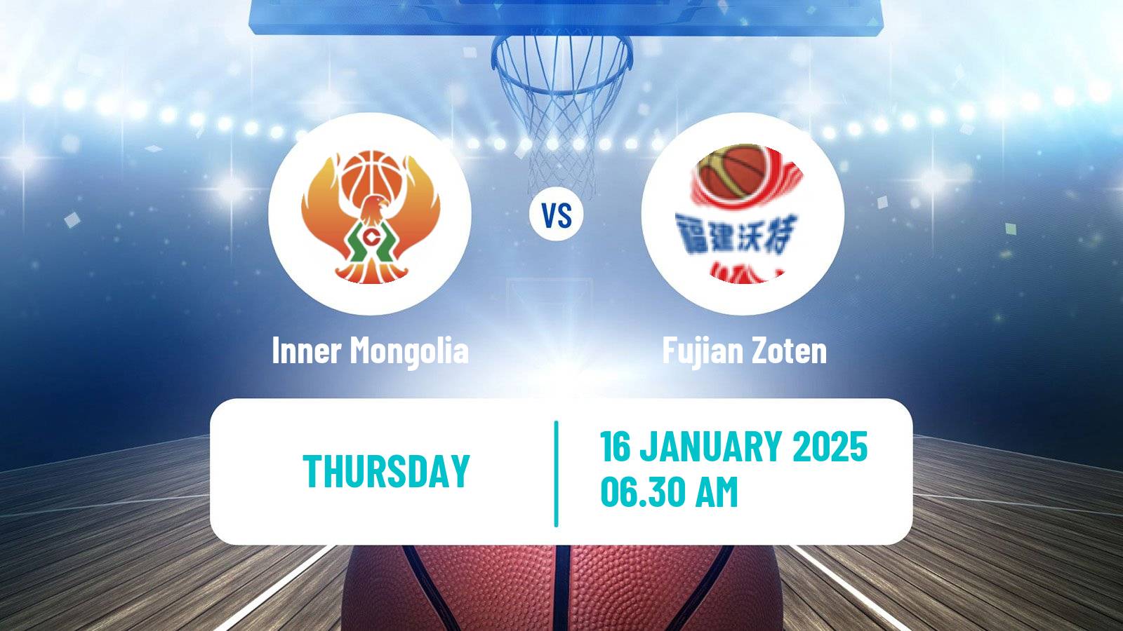 Basketball WCBA Inner Mongolia - Fujian Zoten