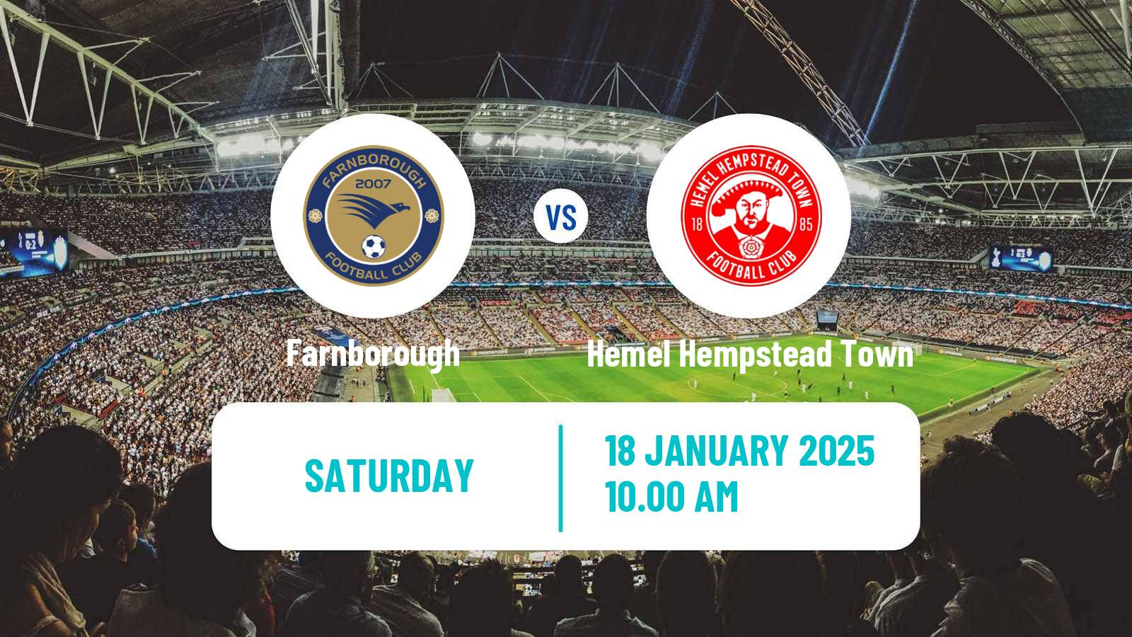 Soccer English National League South Farnborough - Hemel Hempstead Town