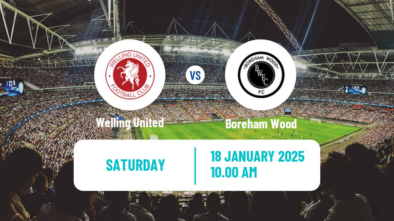 Soccer English National League South Welling United - Boreham Wood