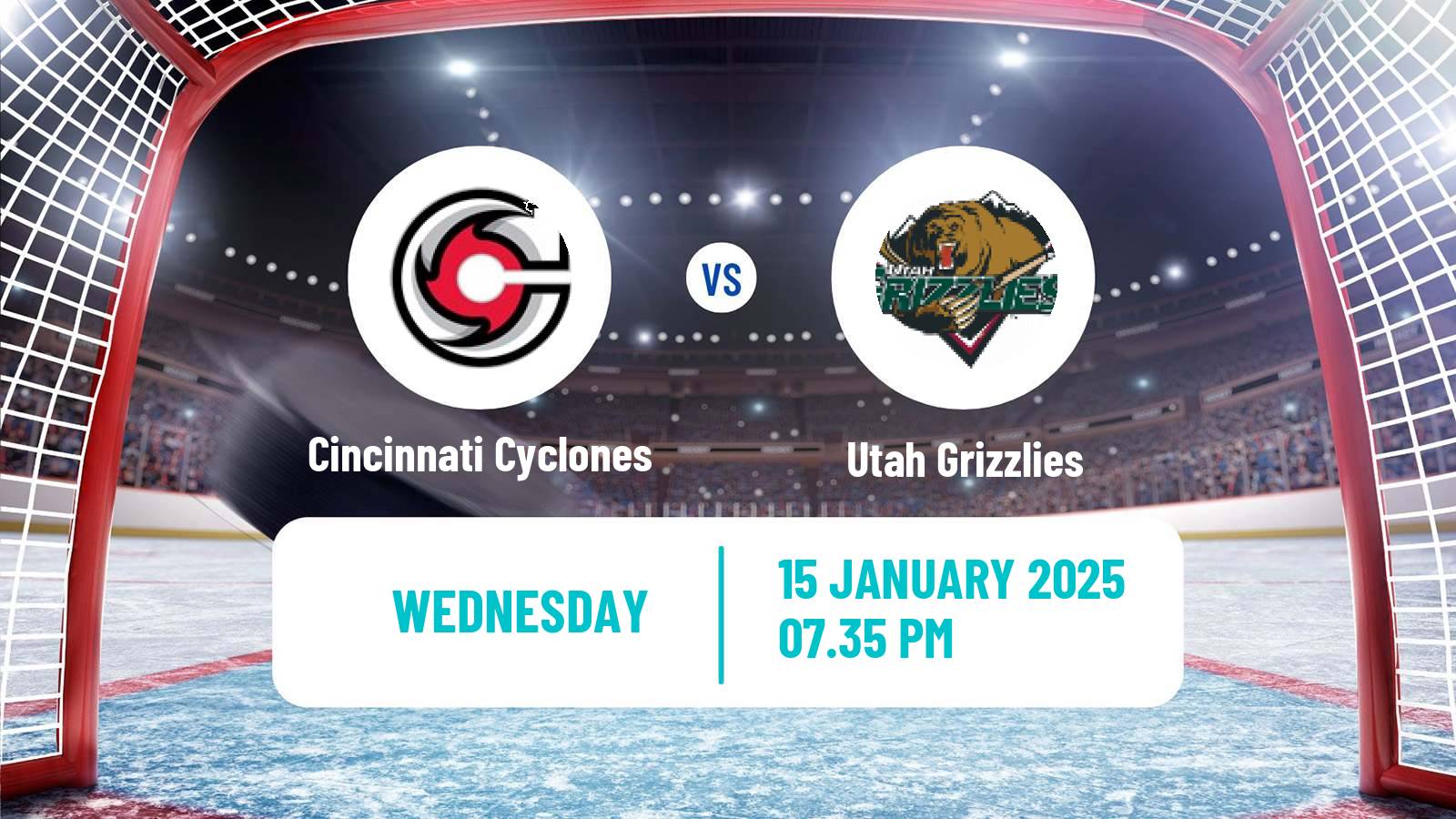 Hockey ECHL Cincinnati Cyclones - Utah Grizzlies