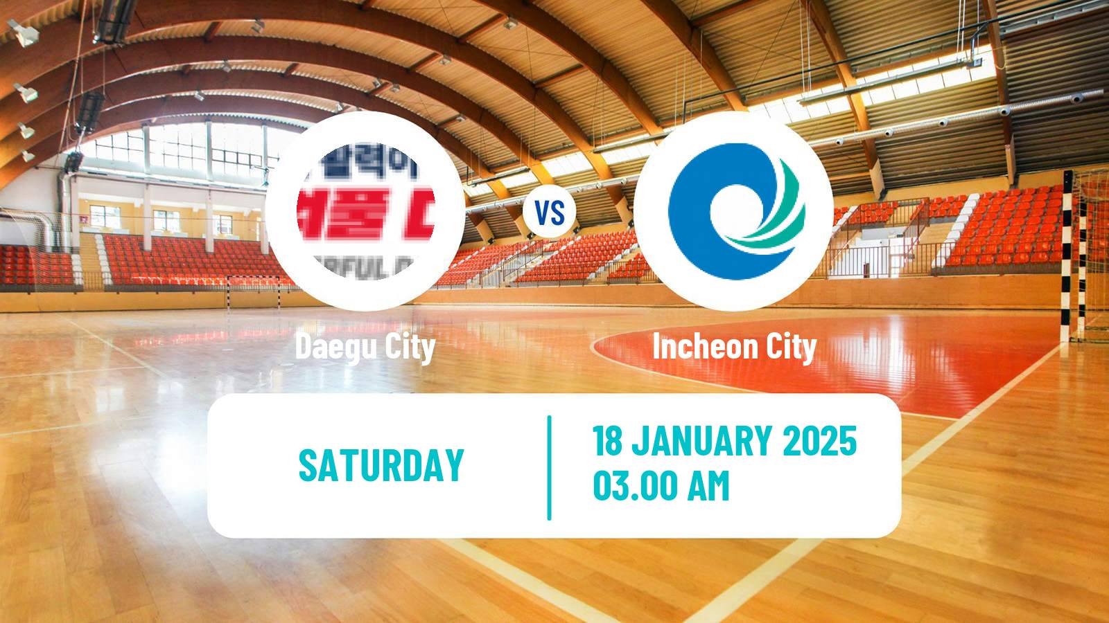 Handball South Korean 1st League Handball Women Daegu City - Incheon City