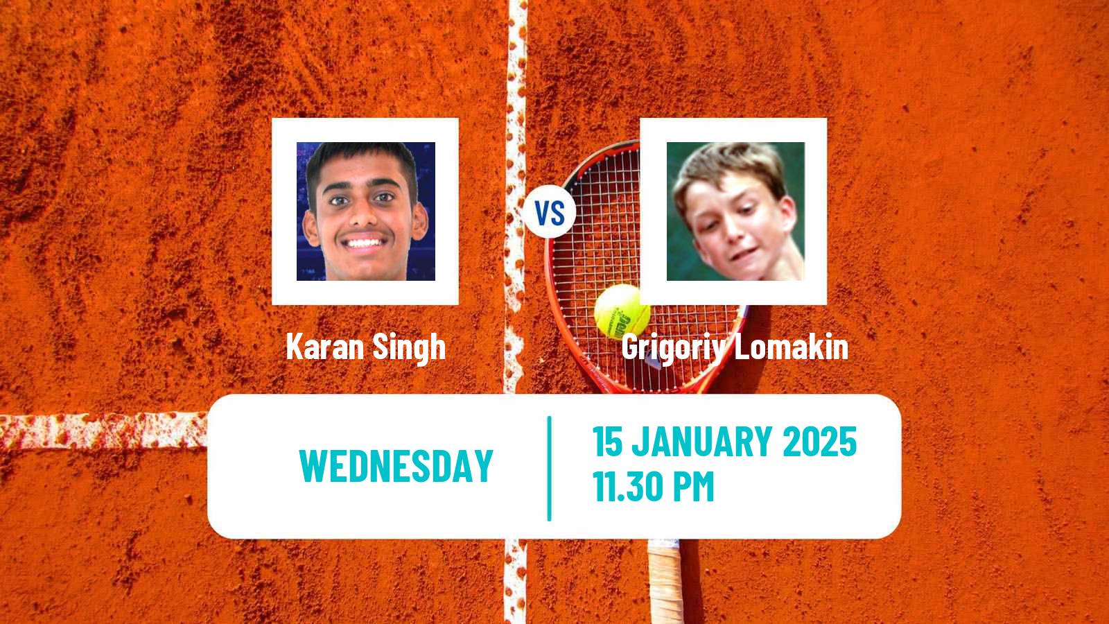 Tennis ITF M25 Chennai Men Karan Singh - Grigoriy Lomakin