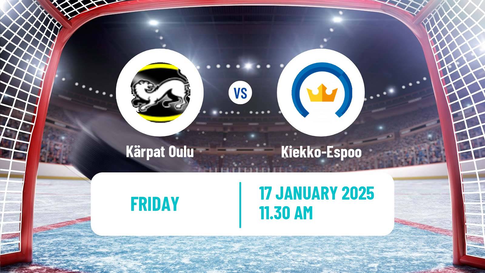 Hockey Finnish SM-liiga Kärpät - Kiekko-Espoo