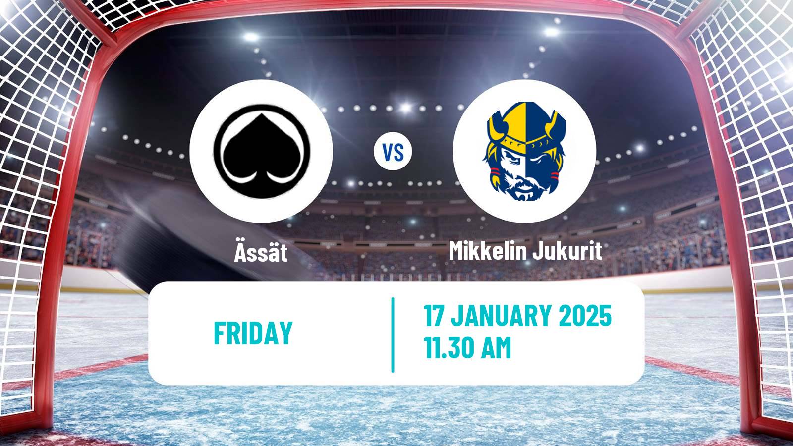 Hockey Finnish SM-liiga Ässät - Mikkelin Jukurit