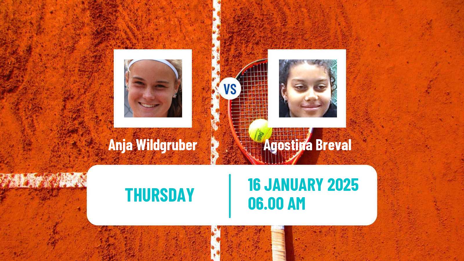 Tennis ITF W15 Monastir 2 Women Anja Wildgruber - Agostina Breval