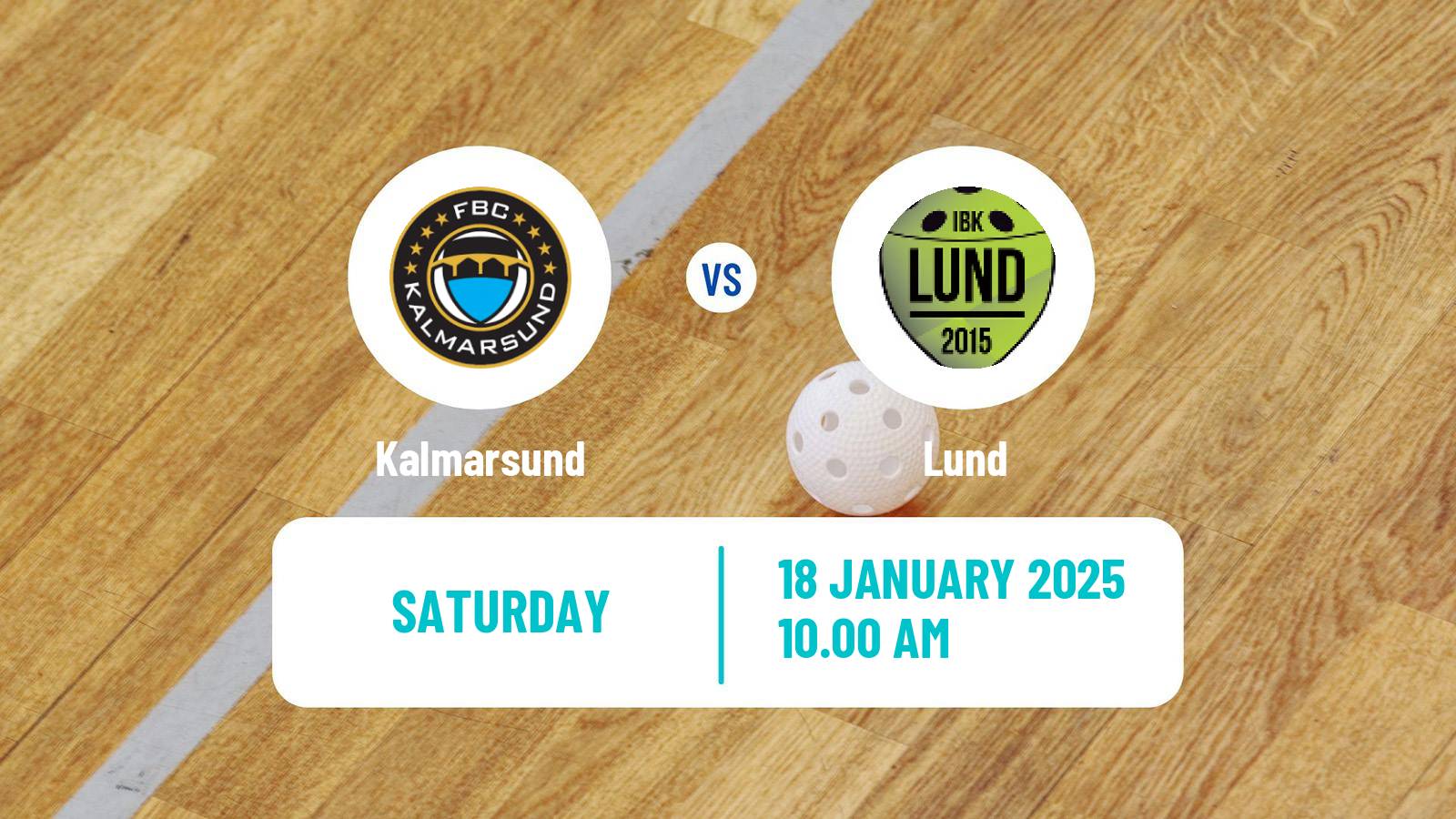 Floorball Swedish Superligan Floorball Women Kalmarsund - Lund