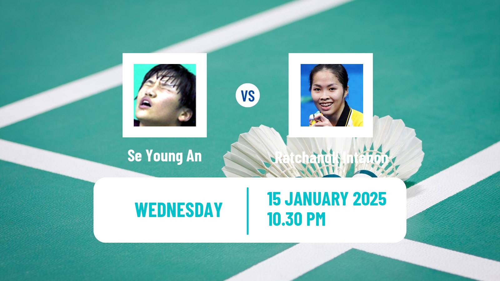 Badminton BWF World Tour India Open Women Se Young An - Ratchanok Intanon