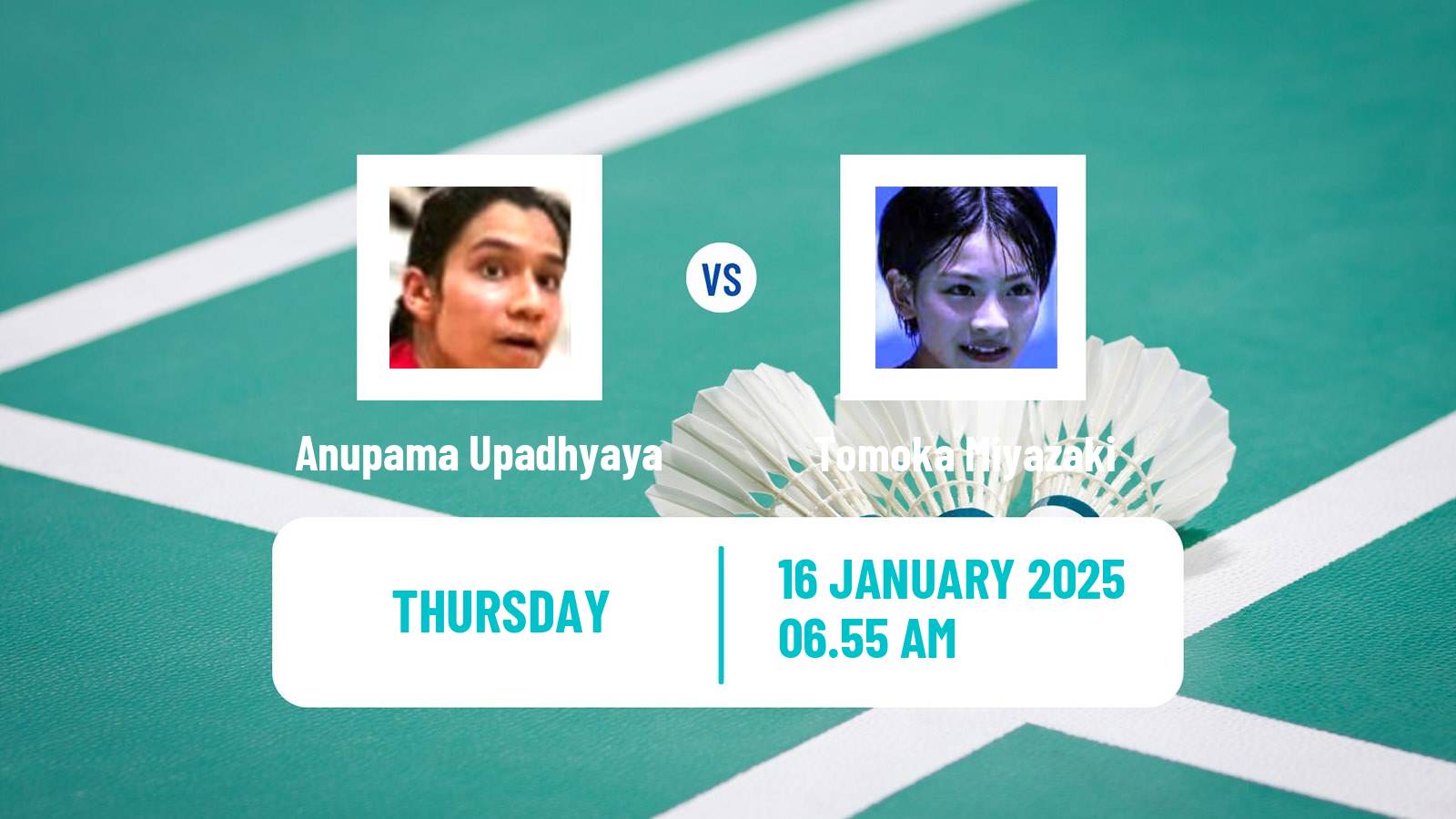 Badminton BWF World Tour India Open Women Anupama Upadhyaya - Tomoka Miyazaki