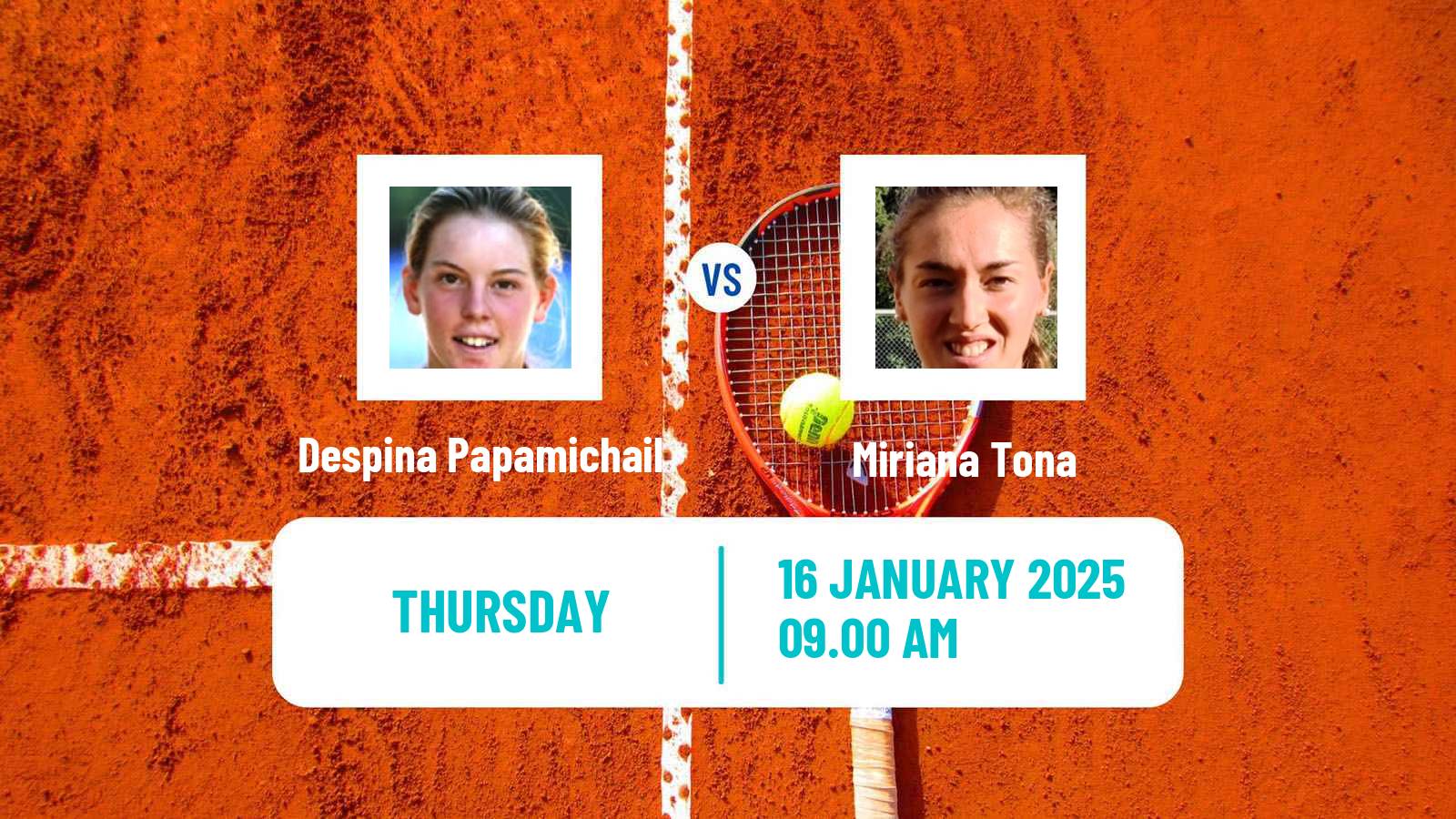 Tennis ITF W35 Buenos Aires Women Despina Papamichail - Miriana Tona