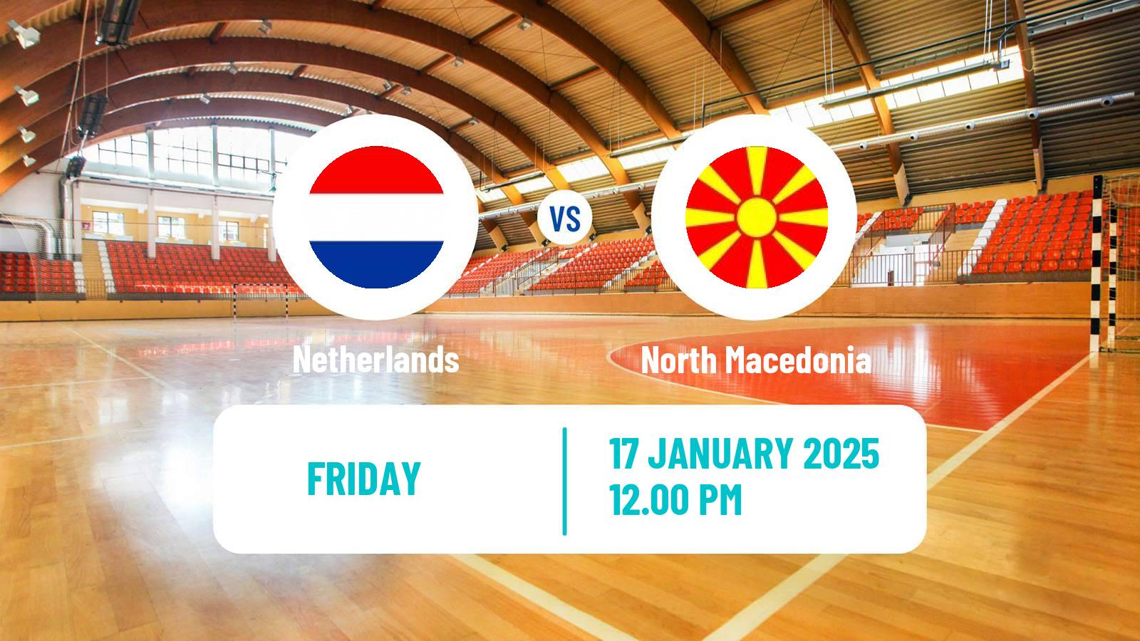 Handball Handball World Championship Netherlands - North Macedonia