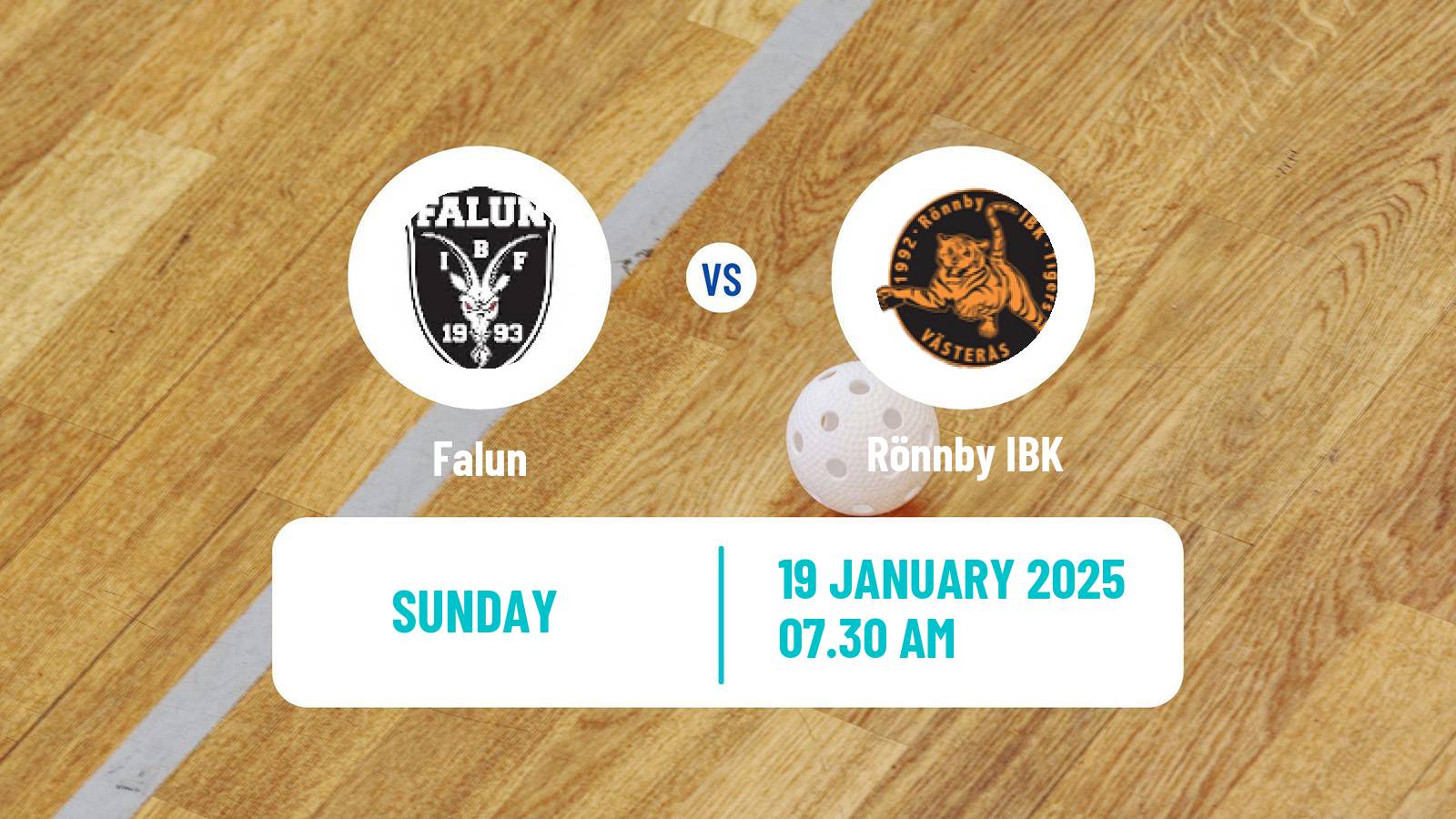 Floorball Swedish Superligan Floorball Women Falun - Rönnby IBK