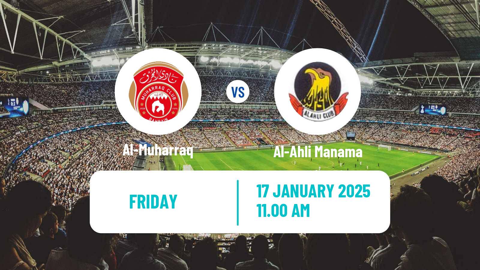 Soccer Bahraini Premier League Al-Muharraq - Al-Ahli Manama