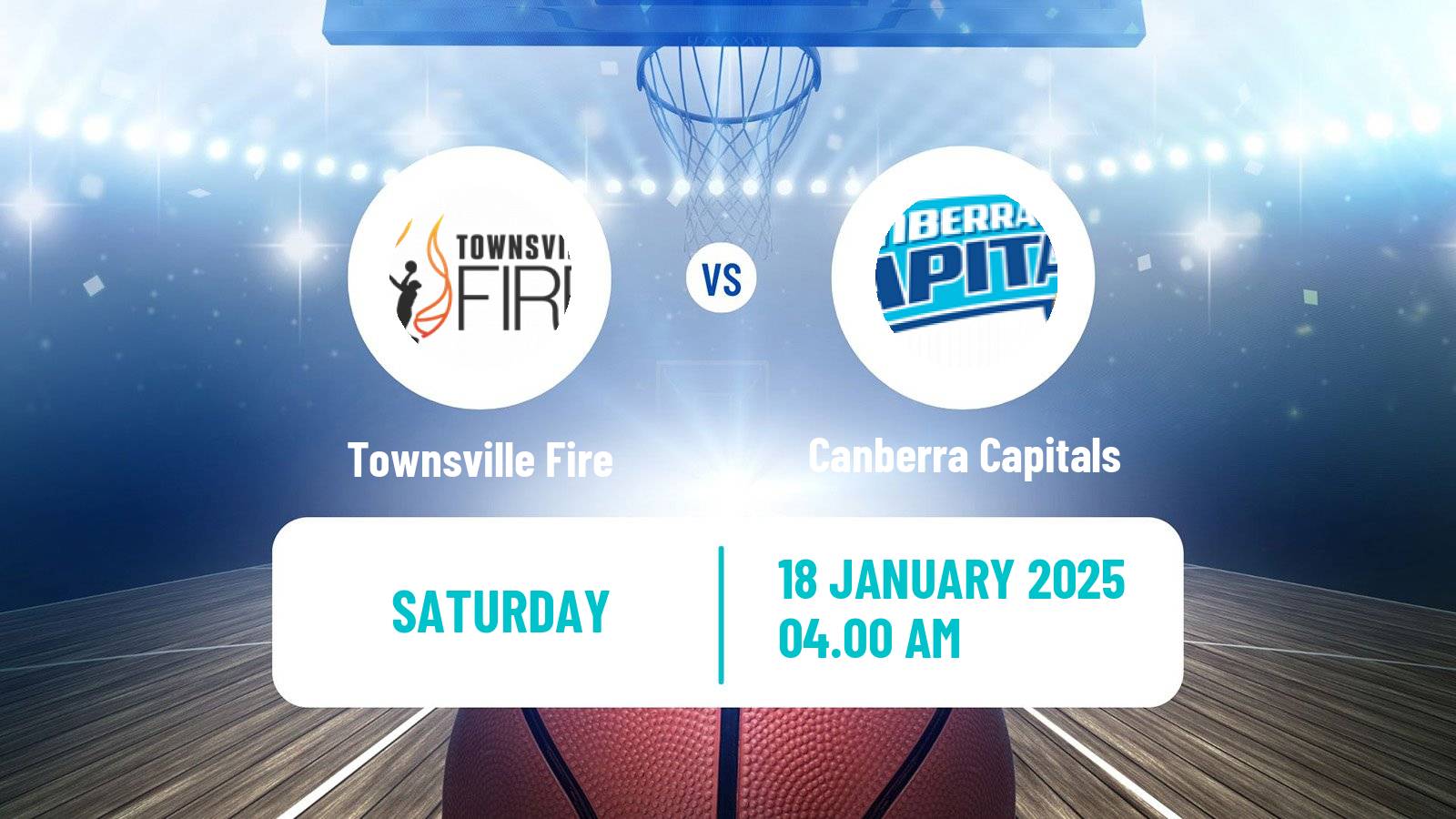 Basketball Australian WNBL Townsville Fire - Canberra Capitals