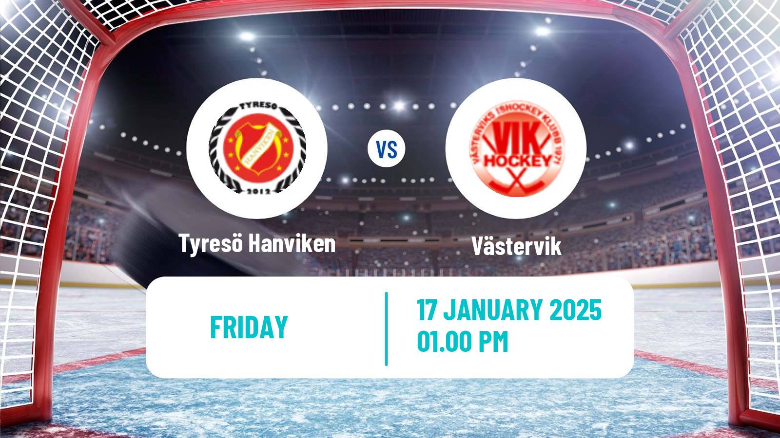 Hockey Swedish Hockey AllEttan Södra Tyresö Hanviken - Västervik