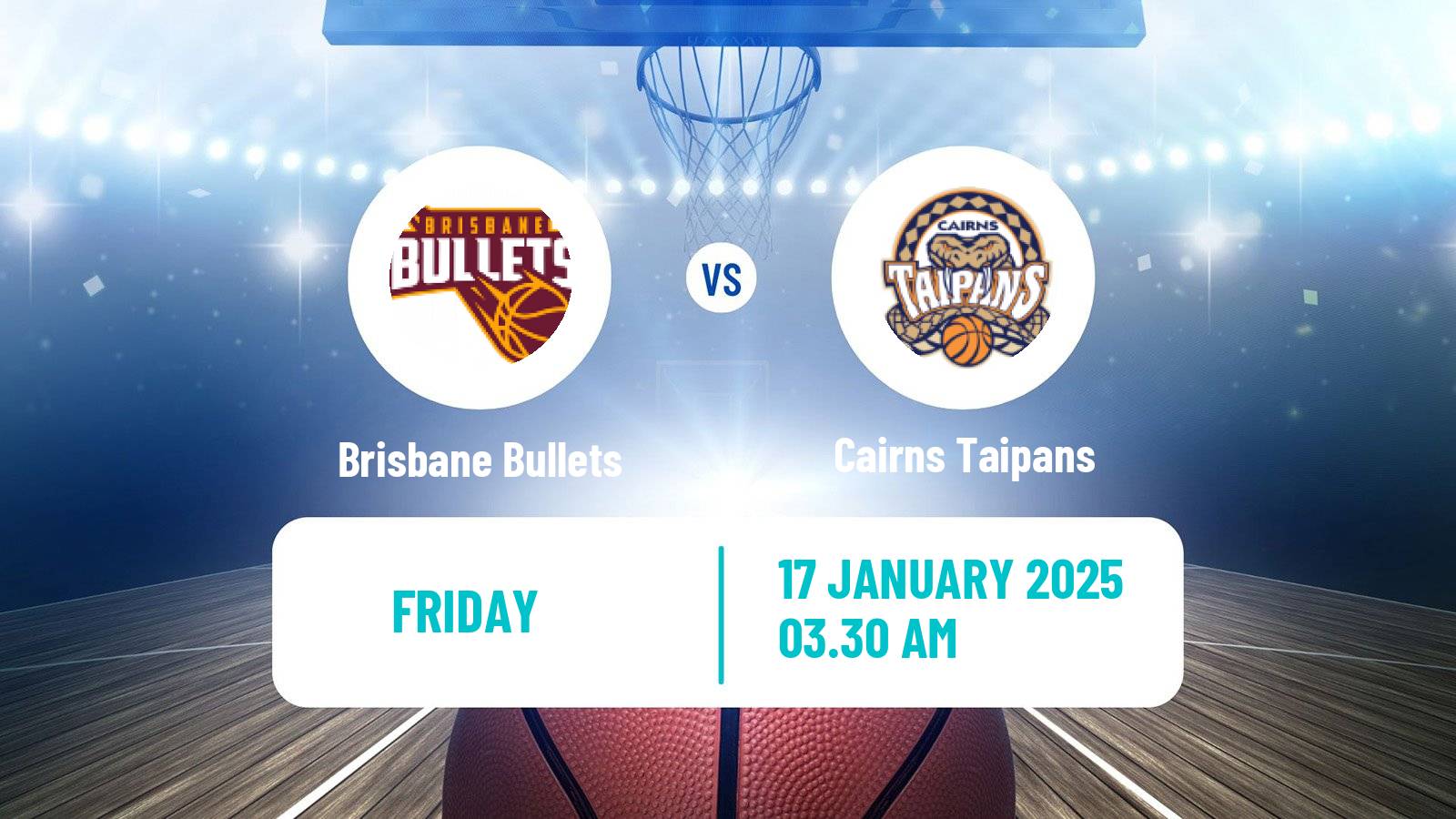 Basketball Australian NBL Brisbane Bullets - Cairns Taipans