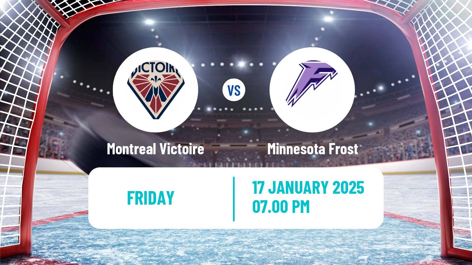 Hockey PWHL Women Montreal Victoire - Minnesota Frost