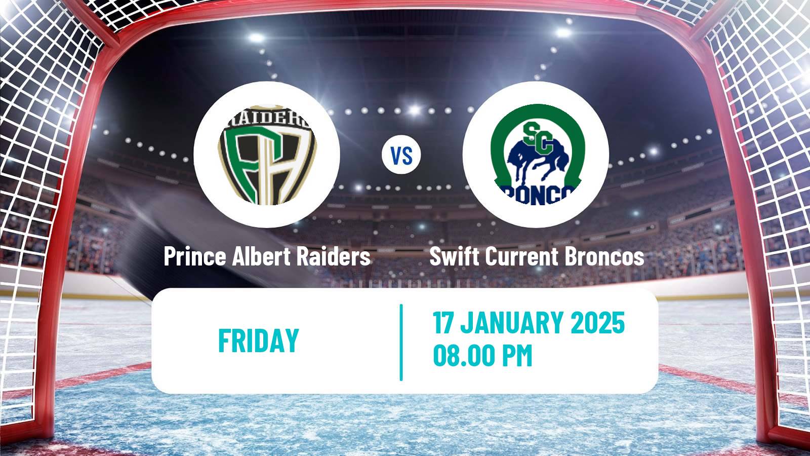 Hockey WHL Prince Albert Raiders - Swift Current Broncos