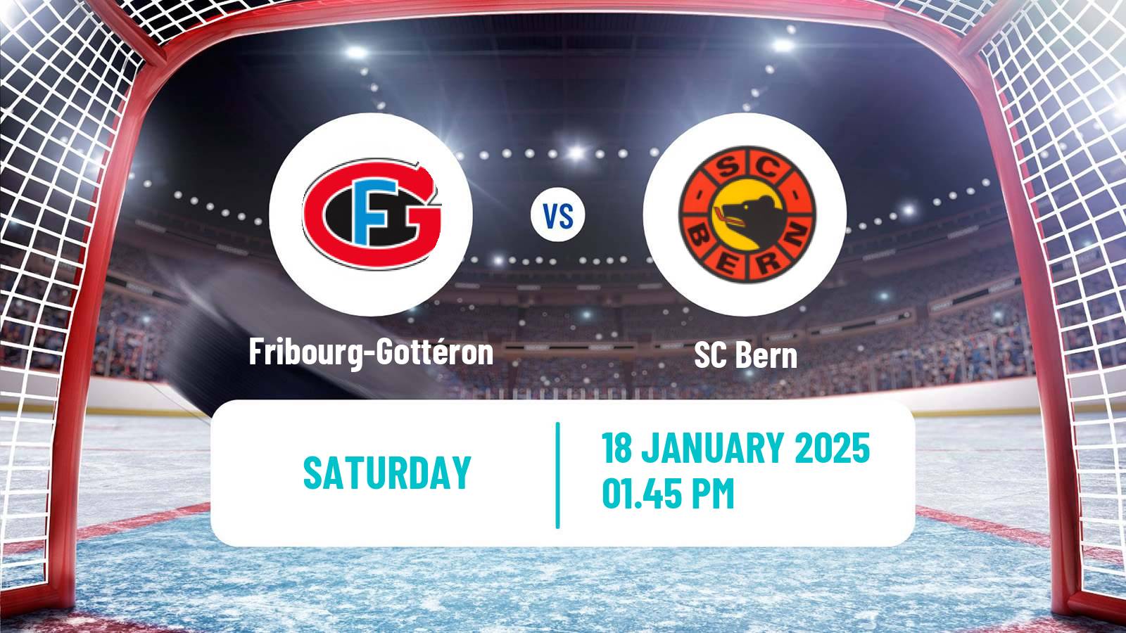 Hockey Swiss National League Hockey Fribourg-Gottéron - Bern