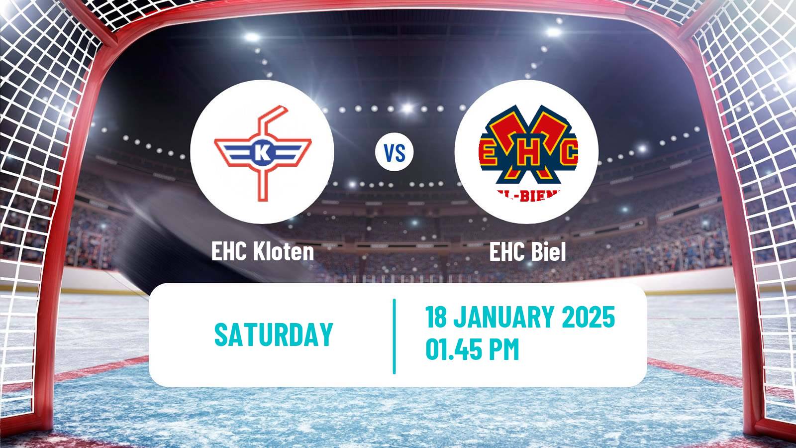 Hockey Swiss National League Hockey EHC Kloten - Biel