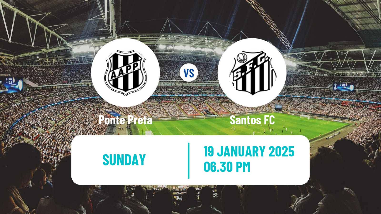 Soccer Brazilian Campeonato Paulista Ponte Preta - Santos