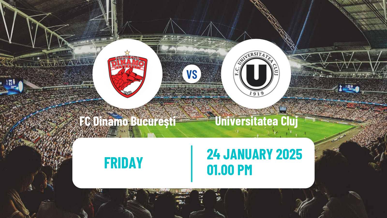 Soccer Romanian Liga 1 FC Dinamo Bucureşti - Universitatea Cluj