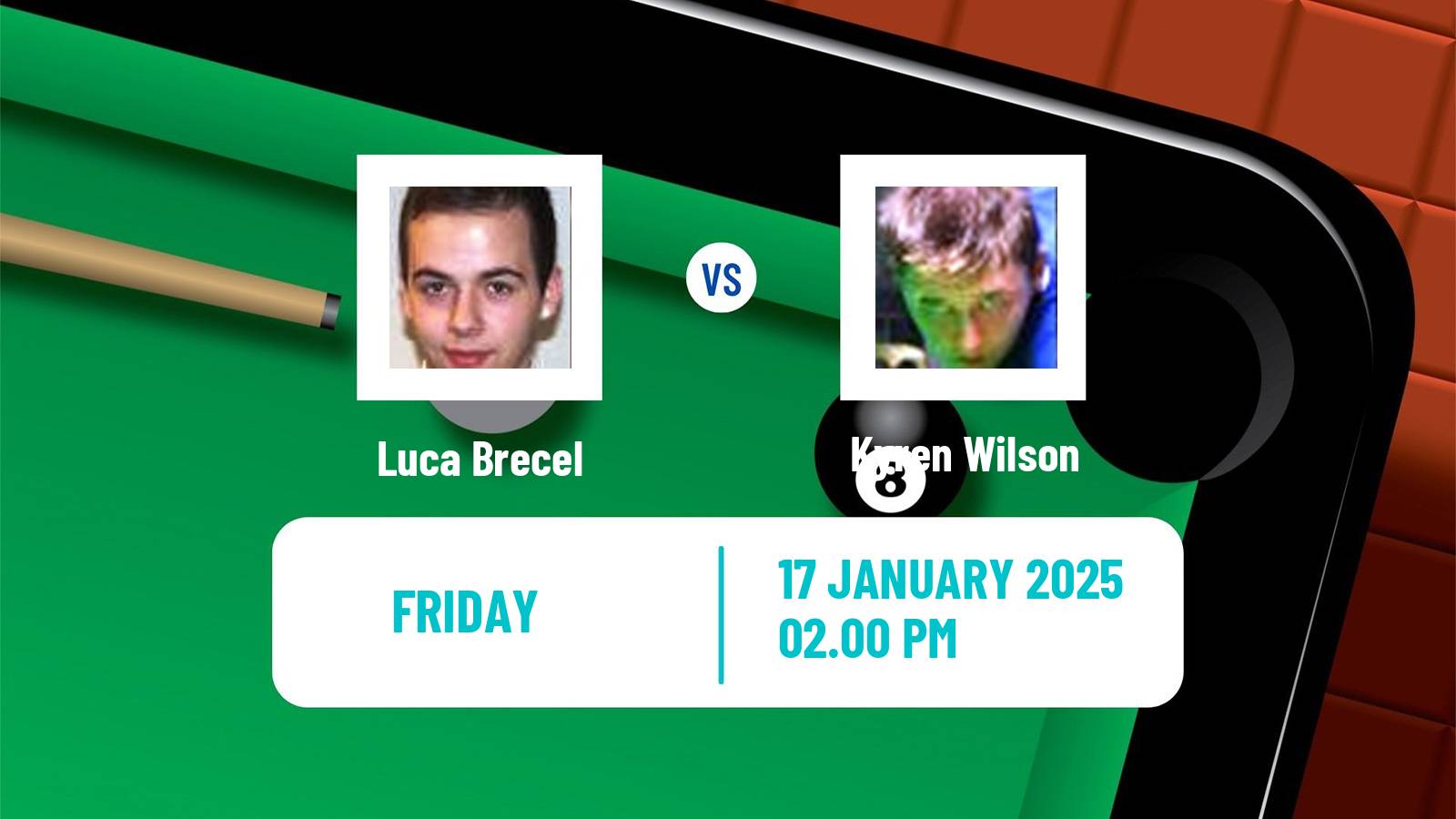 Snooker The Masters Luca Brecel - Kyren Wilson