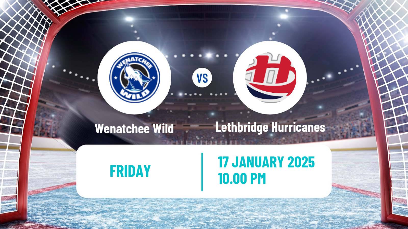 Hockey WHL Wenatchee Wild - Lethbridge Hurricanes