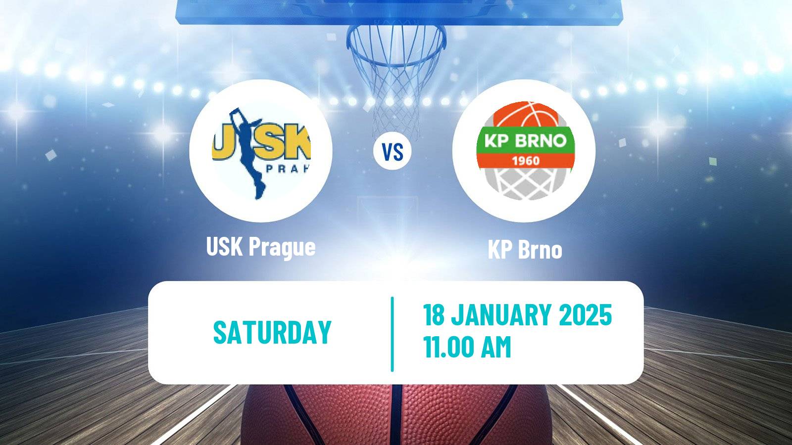 Basketball Czech ZBL Women USK Prague - KP Brno