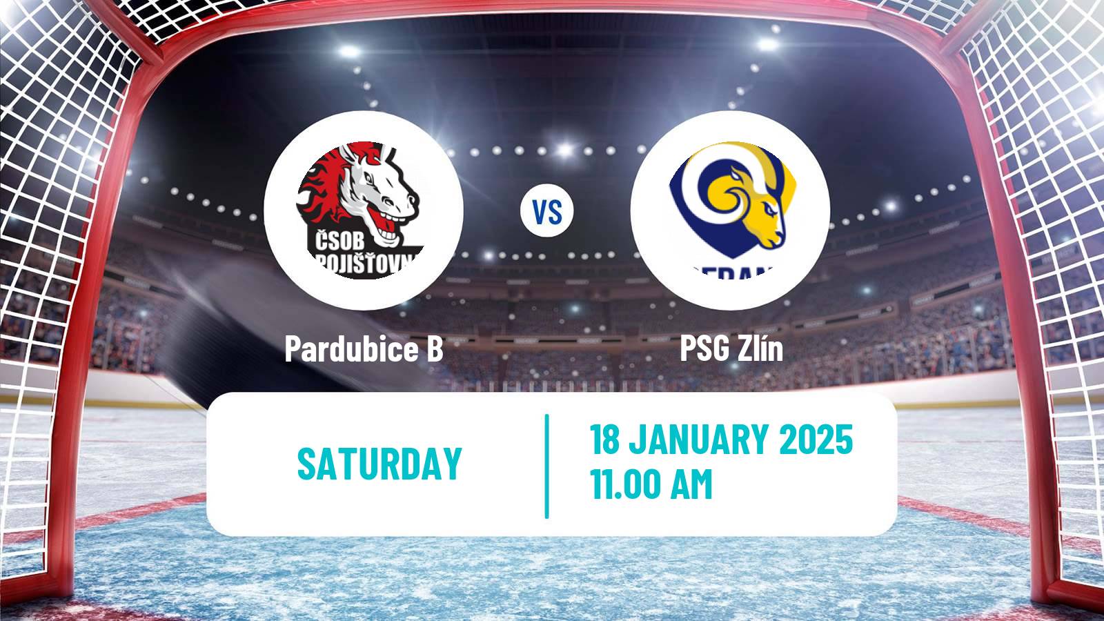 Hockey Czech Chance Liga Pardubice B - PSG Zlín