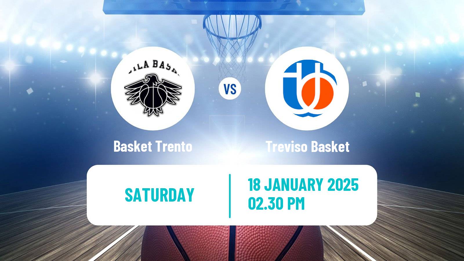 Basketball Italian Lega A Basketball Basket Trento - Treviso Basket