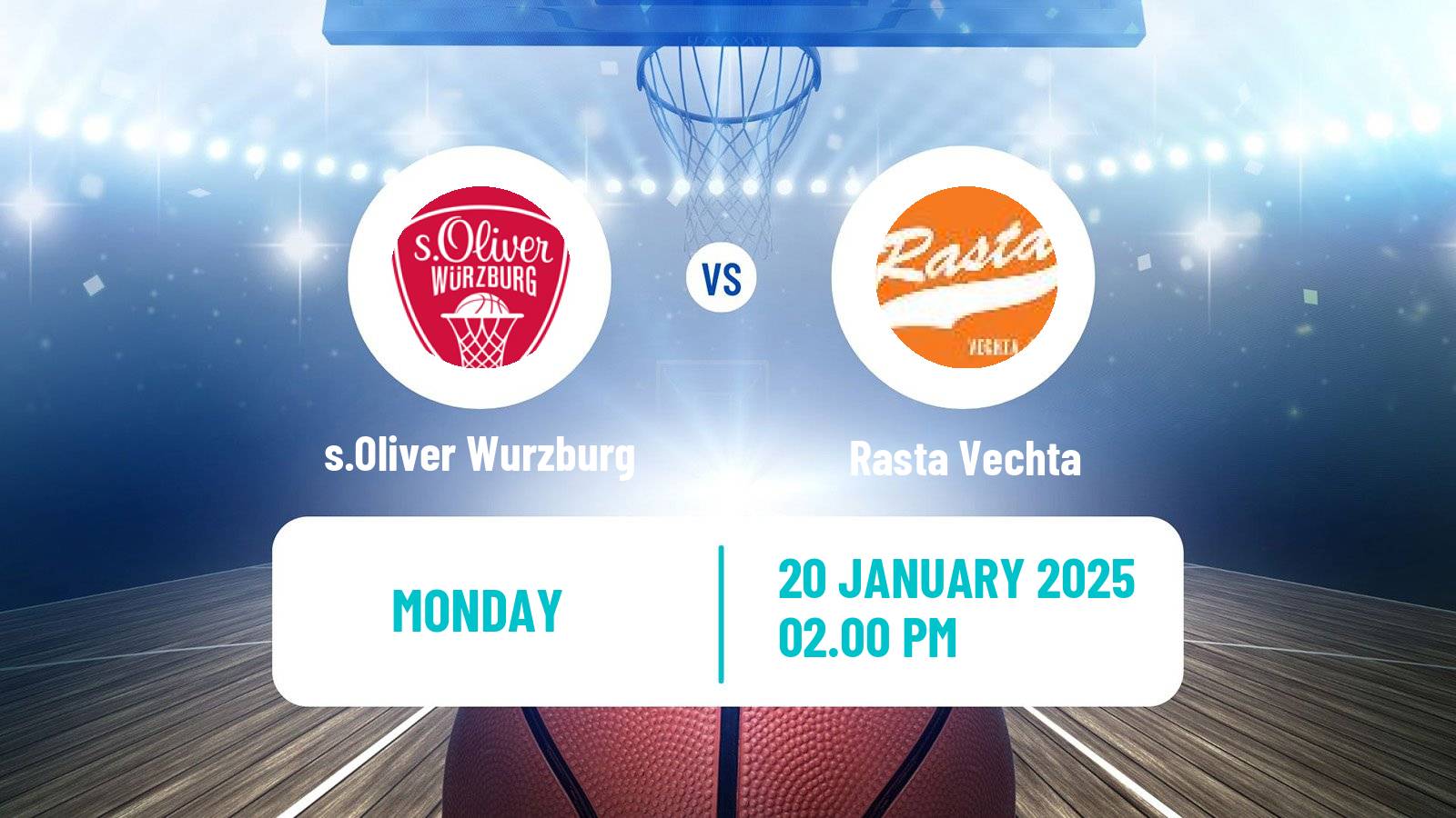 Basketball German BBL s.Oliver Wurzburg - Rasta Vechta