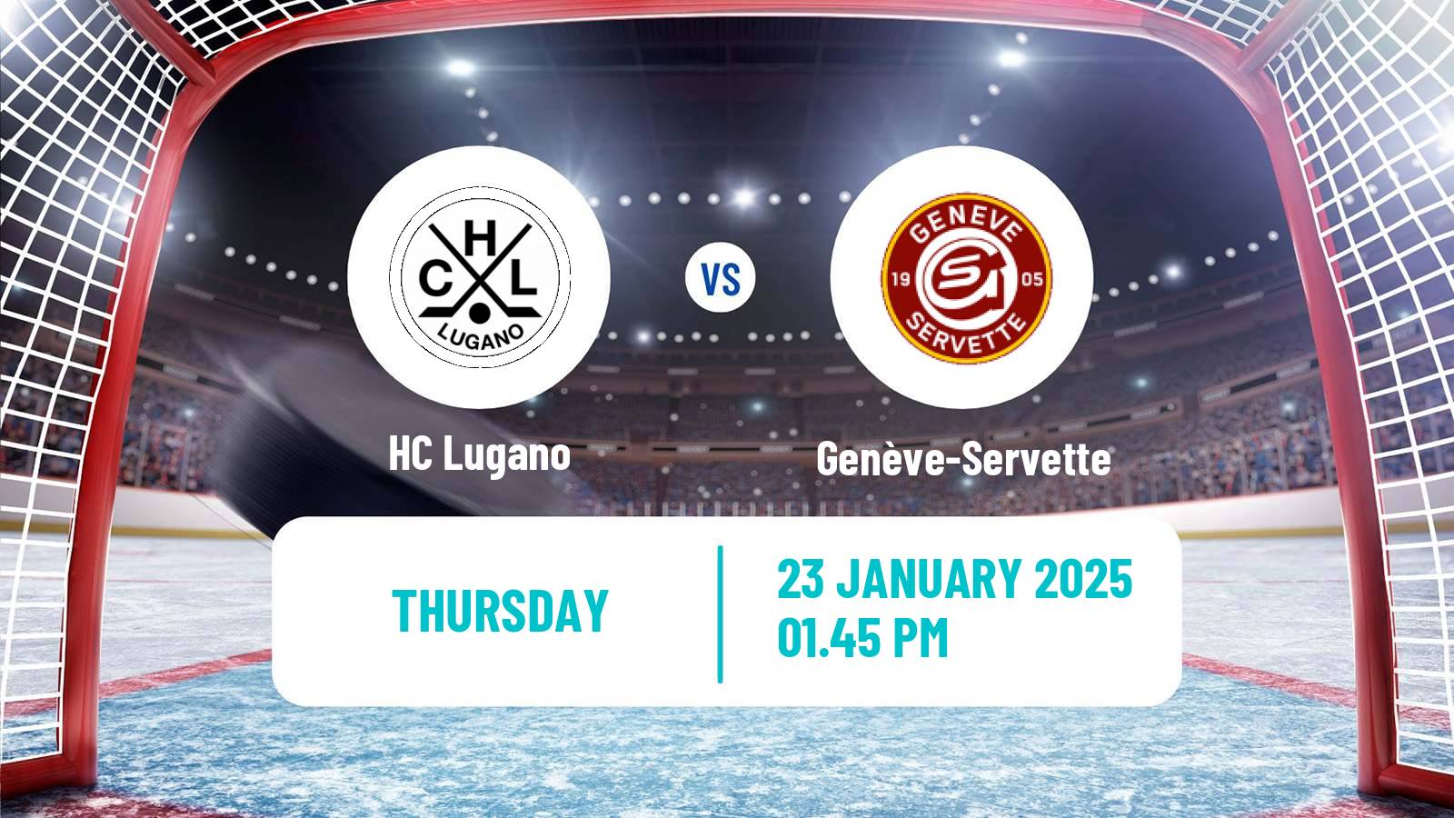 Hockey Swiss National League Hockey Lugano - Genève-Servette