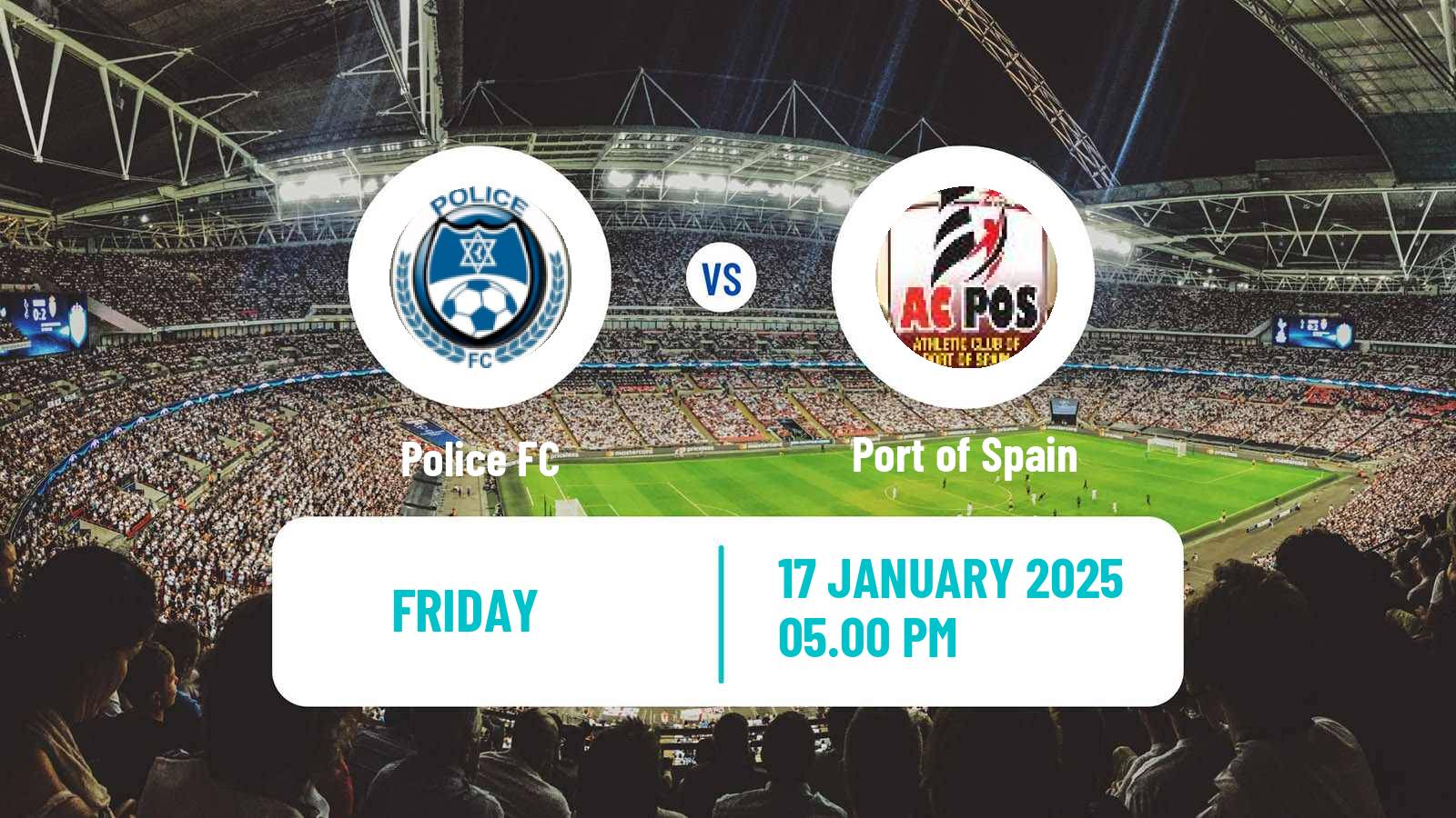 Soccer Trinidad and Tobago Premier League Police FC - Port of Spain