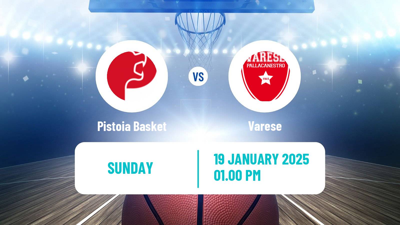 Basketball Italian Lega A Basketball Pistoia Basket - Varese