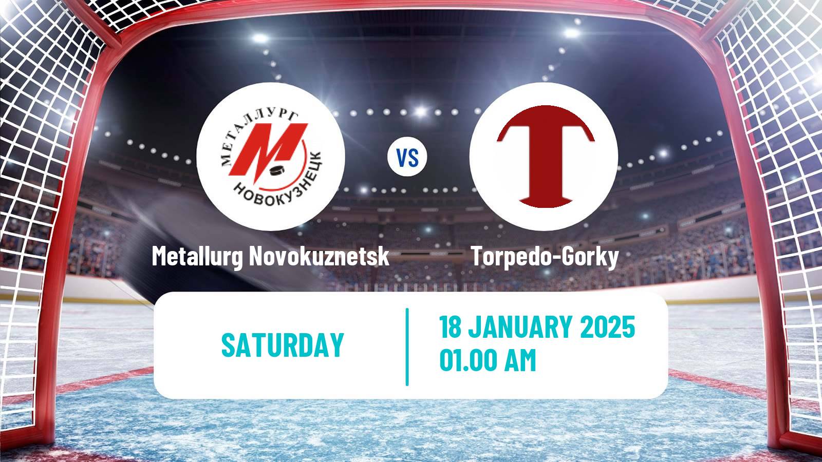 Hockey VHL Metallurg Novokuznetsk - Torpedo-Gorky