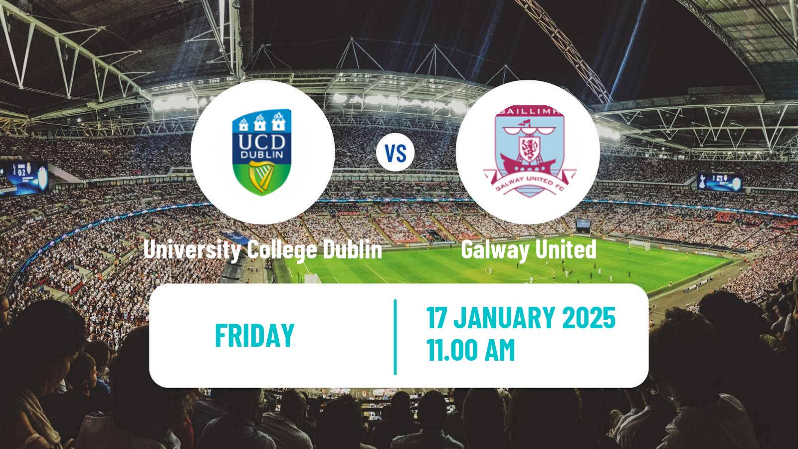 Soccer Club Friendly University College Dublin - Galway United