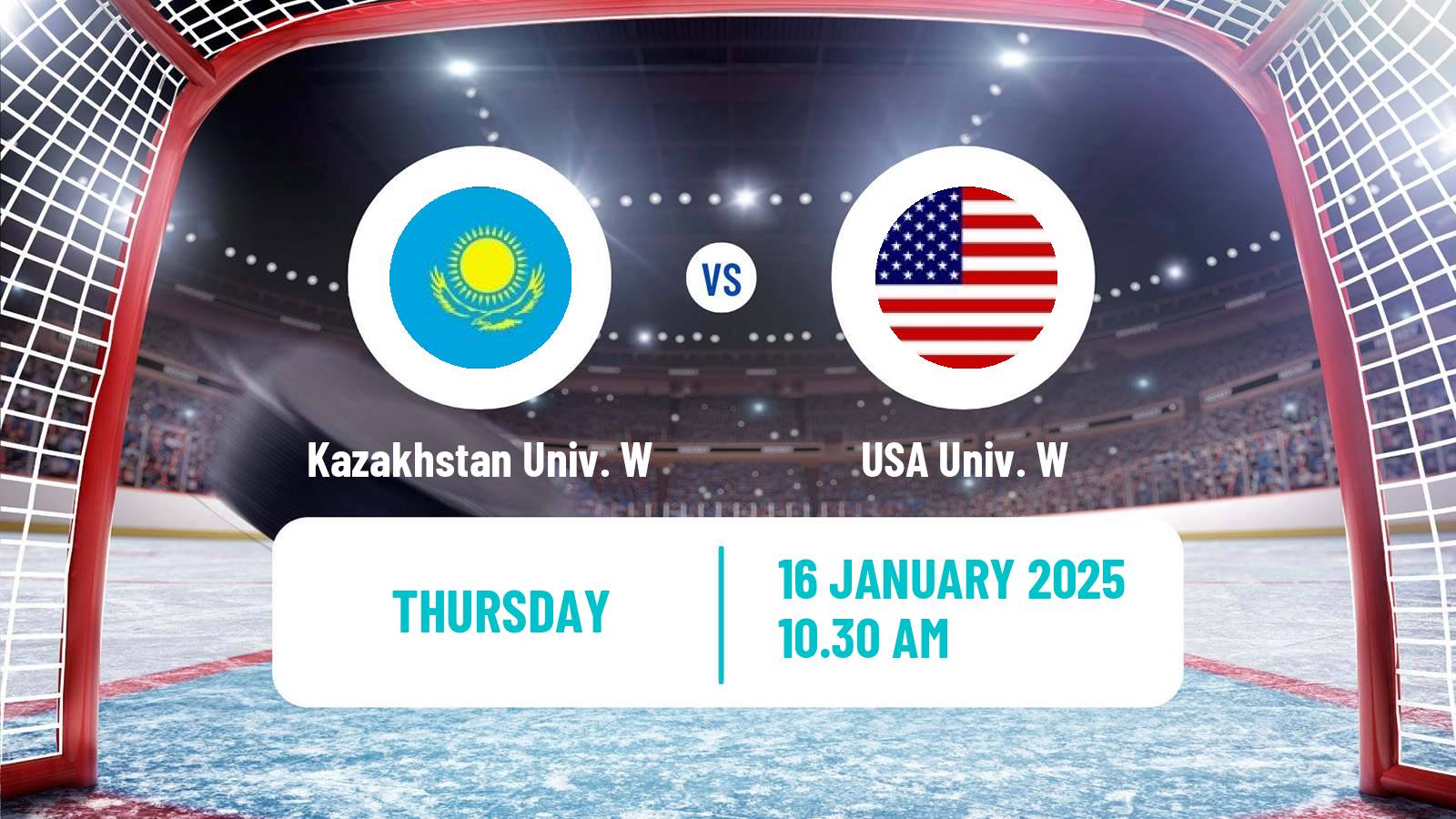 Hockey Universiade Hockey Women Kazakhstan Univ. W - USA Univ. W